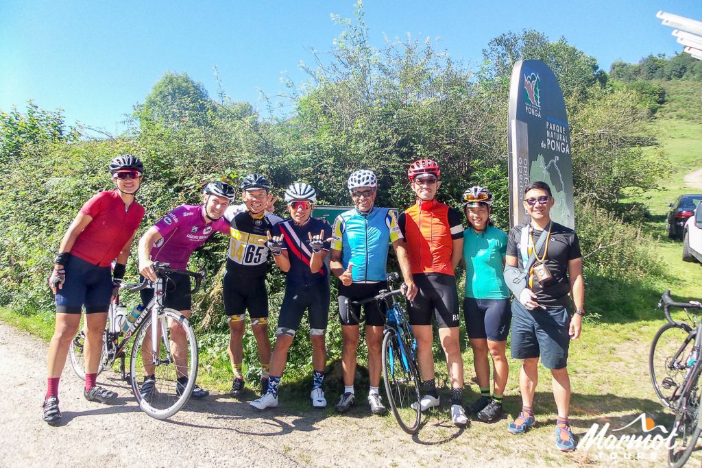 Posing for another photo in the Picos with Marmot Tours