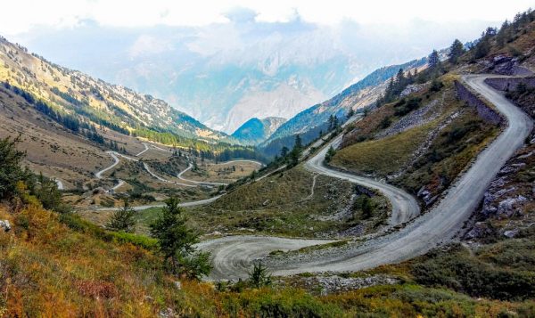 Colle Delle Finestre overlooking Susa