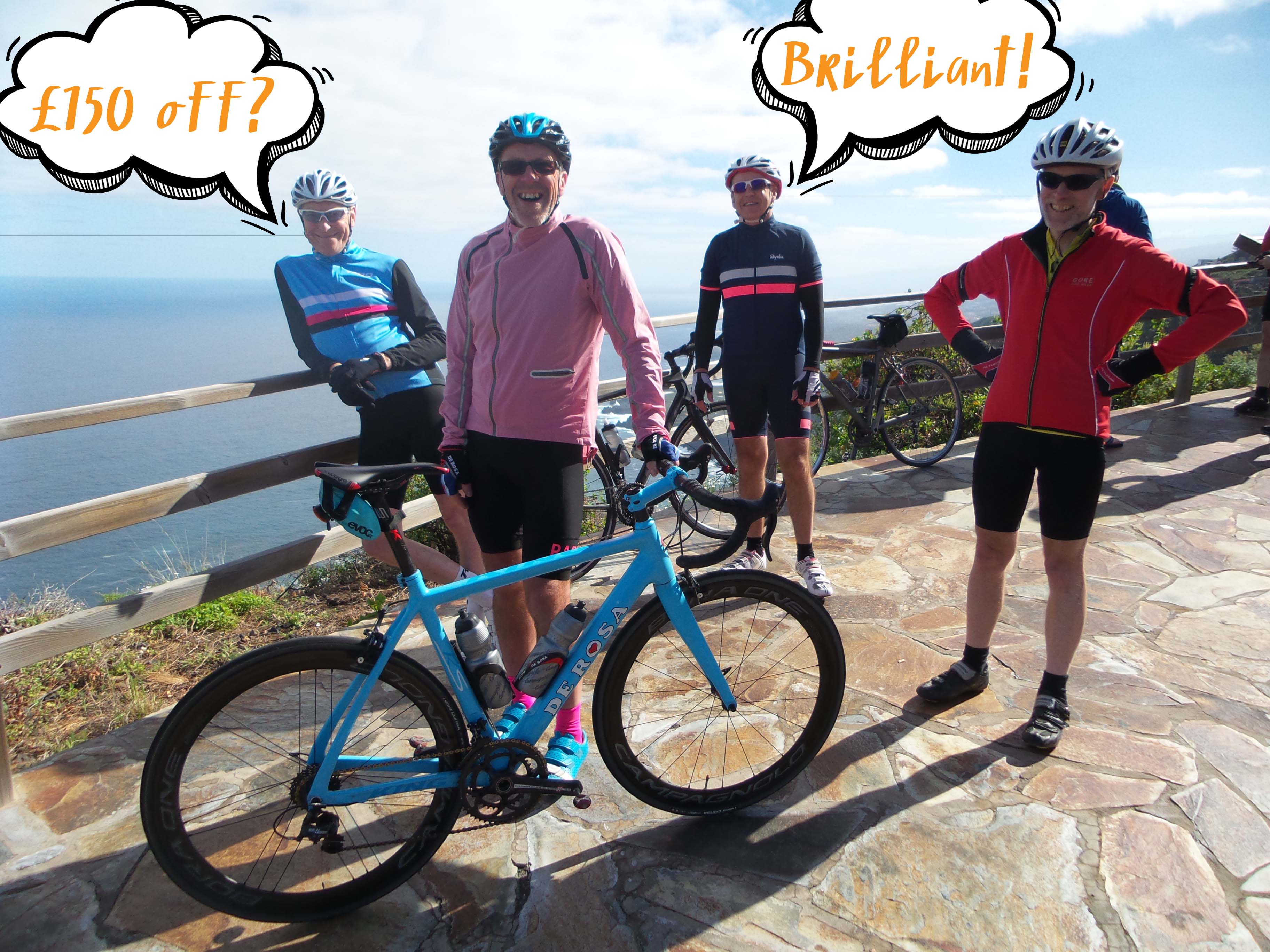 £150 off the Marmot Tours Classic Cols of Tenerife road cycling holiday