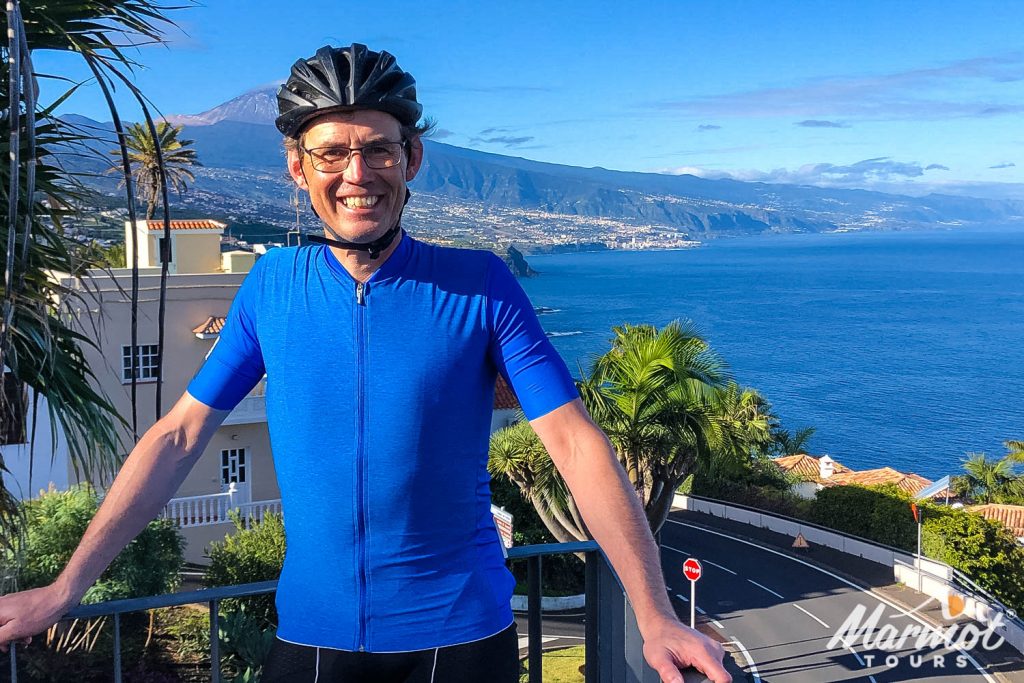 James Thompson owner and director Marmot Tours on Tenerife road cycling tour