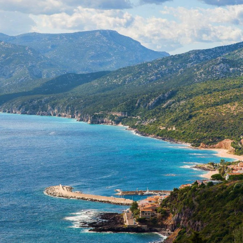 Cala Gonone on day 3 of the Marmot Tours Raid Sardinia
