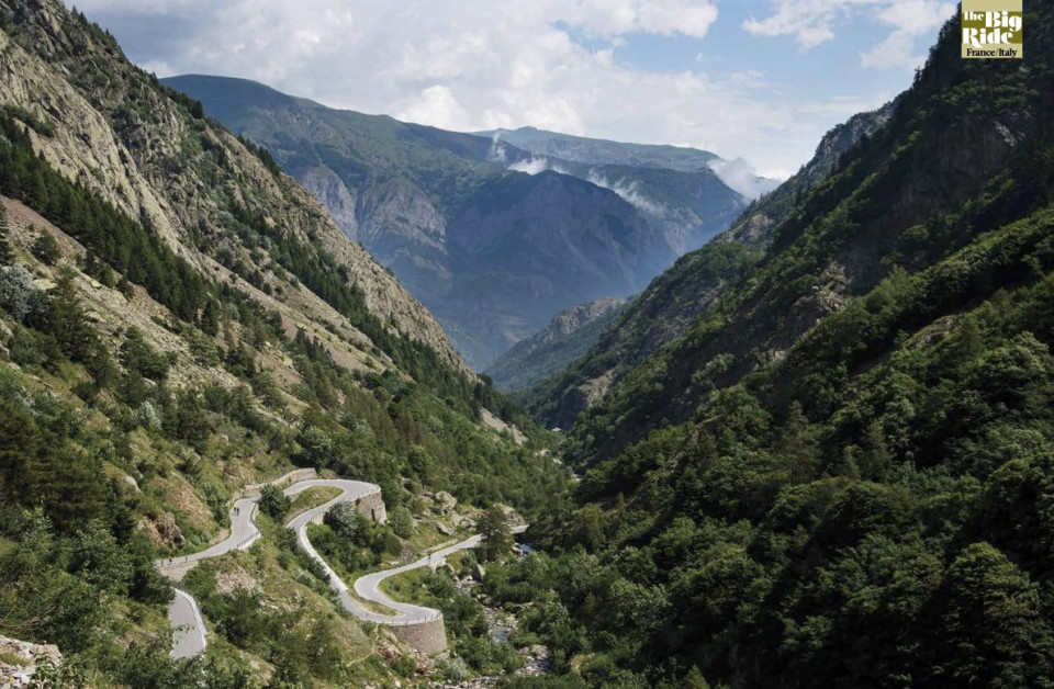 cyclist magazine col de la bonette article with marmot tours page 6