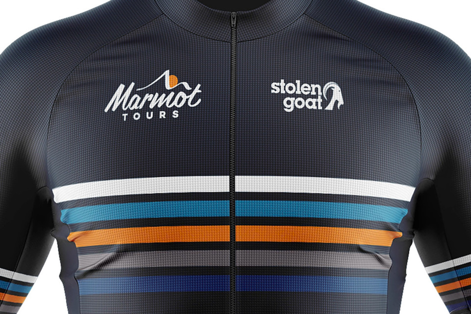 marmot tours cycling jersey