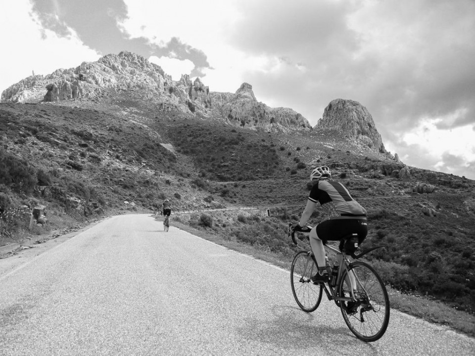 BW Climbing in Sardinia with Marmot Tours road cycling