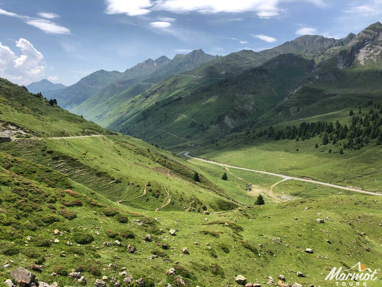 Tourmalet on Raid Pyrenean cycling challenge with Marmot Tours